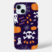 Fun Halloween Pattern Case-Mate iPhone Hülle (Rückseite)