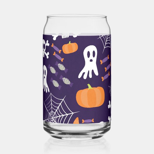 Fun Halloween Pattern Dosenglas (Vorderseite)