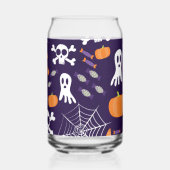 Fun Halloween Pattern Dosenglas (Rückseite)