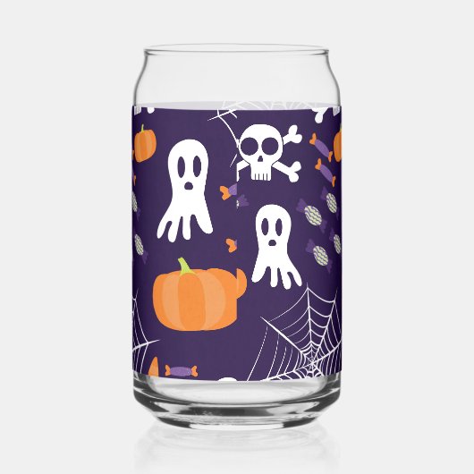 Fun Halloween Pattern Dosenglas (Rechts)