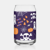 Fun Halloween Pattern Dosenglas (Links)