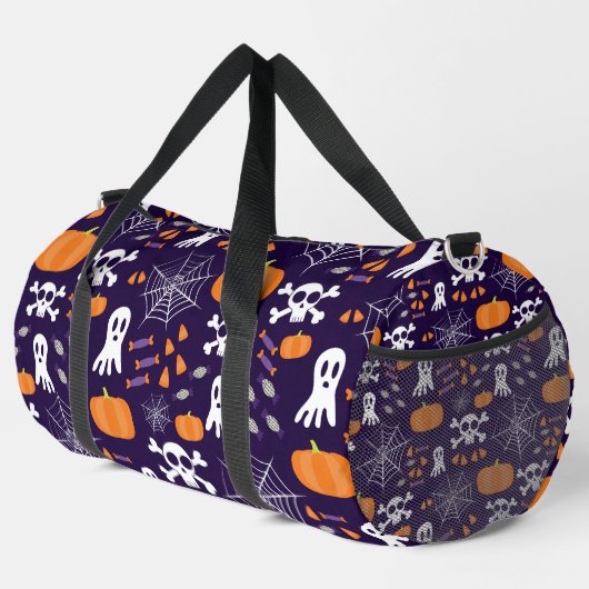 Fun Halloween Pattern Duffle Bag (Rechte Ecke)