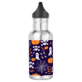 Fun Halloween Pattern Edelstahlflasche (Links)