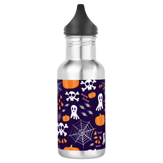 Fun Halloween Pattern Edelstahlflasche (Links)