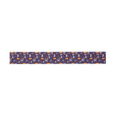 Fun Halloween Pattern Einladungsbanderole (Flach)