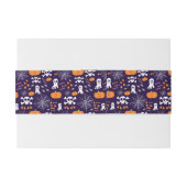 Fun Halloween Pattern Einladungsbanderole (Rückseitenbeispiel)