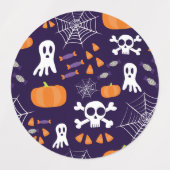 Fun Halloween Pattern Etiketten (Design 2)