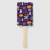 Fun Halloween Pattern Fächer (Rückseite)