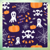 Fun Halloween Pattern Fensteraufkleber (Blatt 3)