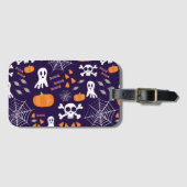 Fun Halloween Pattern Gepäckanhänger (Vorderseite (Horizontal))