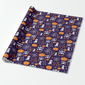 Fun Halloween Pattern Geschenkpapier (Ungerollt)