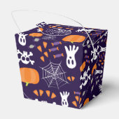 Fun Halloween Pattern Geschenkschachtel (Rückseite)