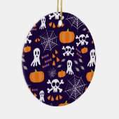 Fun Halloween Pattern Keramik Ornament (Rechts)
