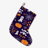 Fun Halloween Pattern Kleiner Weihnachtsstrumpf (Vorderansicht (hängend))