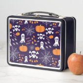 Fun Halloween Pattern Metall Brotdose (Beispiel)