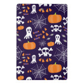 Fun Halloween Pattern Mini Klemmbrett (Rückseite)