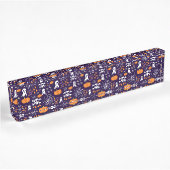 Fun Halloween Pattern Namensplakette