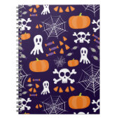 Fun Halloween Pattern Notizblock (Vorderseite)
