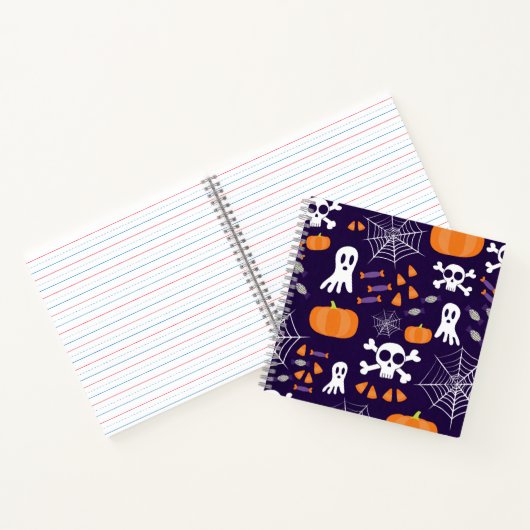Fun Halloween Pattern Notizblock (Innenseite)