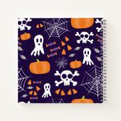 Fun Halloween Pattern Notizblock (Rückseite)