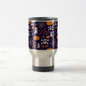 Fun Halloween Pattern Reisebecher (Mittel)