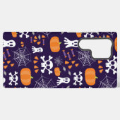 Fun Halloween Pattern Samsung Galaxy Hülle (Rückseite (Horizontal))