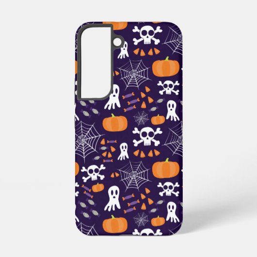 Fun Halloween Pattern Samsung Galaxy Hülle (Rückseite)