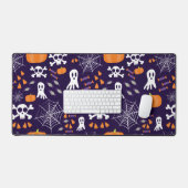 Fun Halloween Pattern Schreibtischunterlage (Tastatur & Maus)