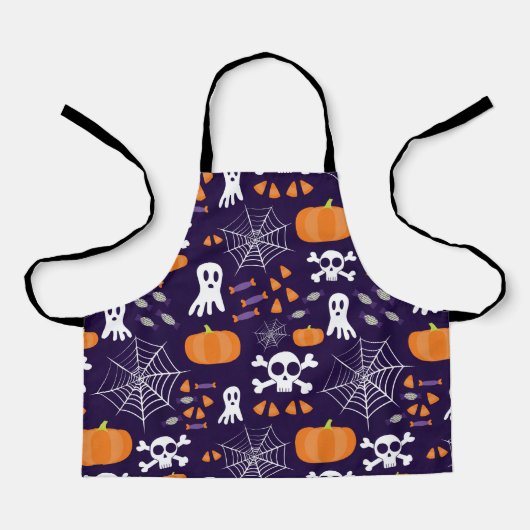 Fun Halloween Pattern Schürze (Vorderseite)