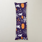 Fun Halloween Pattern Seitenschläferkissen (Rückseite (Vertikal))