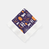 Fun Halloween Pattern Serviette (Ecke)