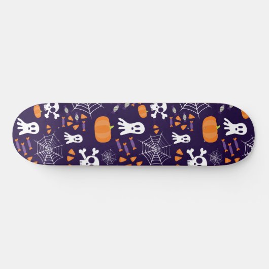 Fun Halloween Pattern Skateboard (Horizontal)