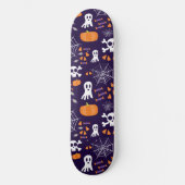 Fun Halloween Pattern Skateboard (Vorderseite)