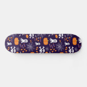 Fun Halloween Pattern Skateboard (Horizontal)