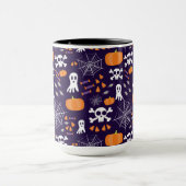 Fun Halloween Pattern Tasse (Zentrum)