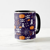 Fun Halloween Pattern Tasse (VorderseiteRechts)