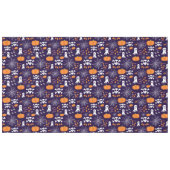 Fun Halloween Pattern Tischdecke (Vorderseite (Horizontal))