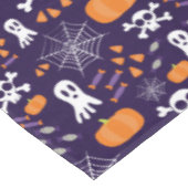 Fun Halloween Pattern Tischdecke (Schrägansicht)
