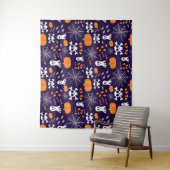 Fun Halloween Pattern Wandteppich (Beispiel)
