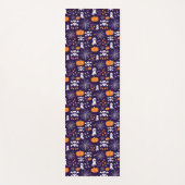 Fun Halloween Pattern Yogamatte (Vorderseite)