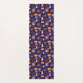 Fun Halloween Pattern Yogamatte (Rückseite)