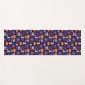 Fun Halloween Pattern Yogamatte (Vorderseite (Horizontal))