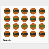 Fun Halloween Prints Runder Aufkleber (Blatt)
