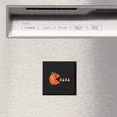 Fun Halloween Pumpkin Eating Candy Corn Magnet (In Situ (Geschirrspüler))