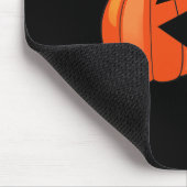 Fun Halloween Pumpkin Eating Candy Corn Mousepad (Ecke)