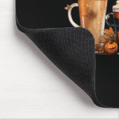 Fun Halloween Pumpkin Gewürz Latte Kaffee Fall Wom Mousepad (Ecke)
