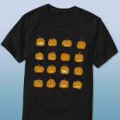 Fun Halloween Pumpkin Lantern Muster T-Shirt