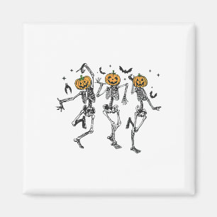 Fun Halloween Pumpkin tanzen Skeleton Kostüm Wom Magnet