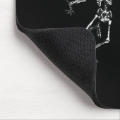 Fun Halloween Pumpkin tanzen Skeleton Kostüm Wom Mousepad (Ecke)