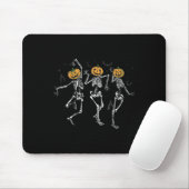 Fun Halloween Pumpkin tanzen Skeleton Kostüm Wom Mousepad (Mit Mouse)